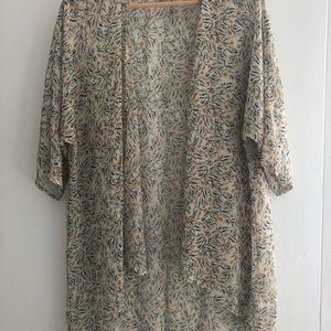 LuLaRoe Sheer Floral Kimono